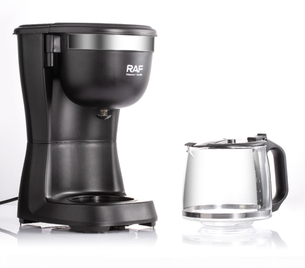 cafetera RAF compacta con filtro reutilizable, placa de calentamiento y cafetera para el hogar y la Oficina, 12 tazas
