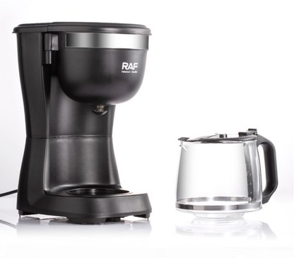 cafetera RAF compacta con filtro reutilizable, placa de calentamiento y cafetera para el hogar y la Oficina, 12 tazas