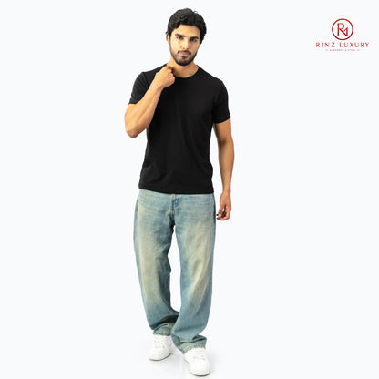 POLO CLASICO RINZ LUXURY NEGRO