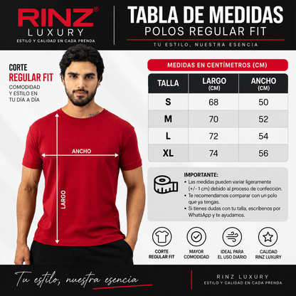 POLO CLASICO RINZ LUXURY REGULAR FIT