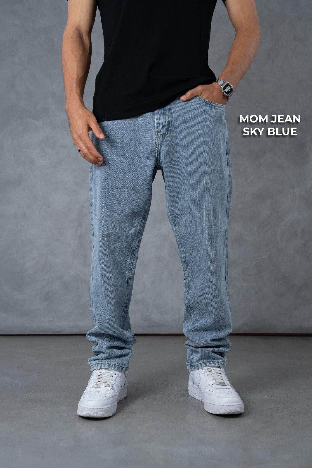 PANTALONES MOM JEAN PARA HOMBRE